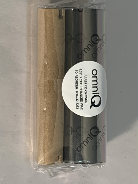4.33" x 243' Enhanced Wax with Notch (48/case)