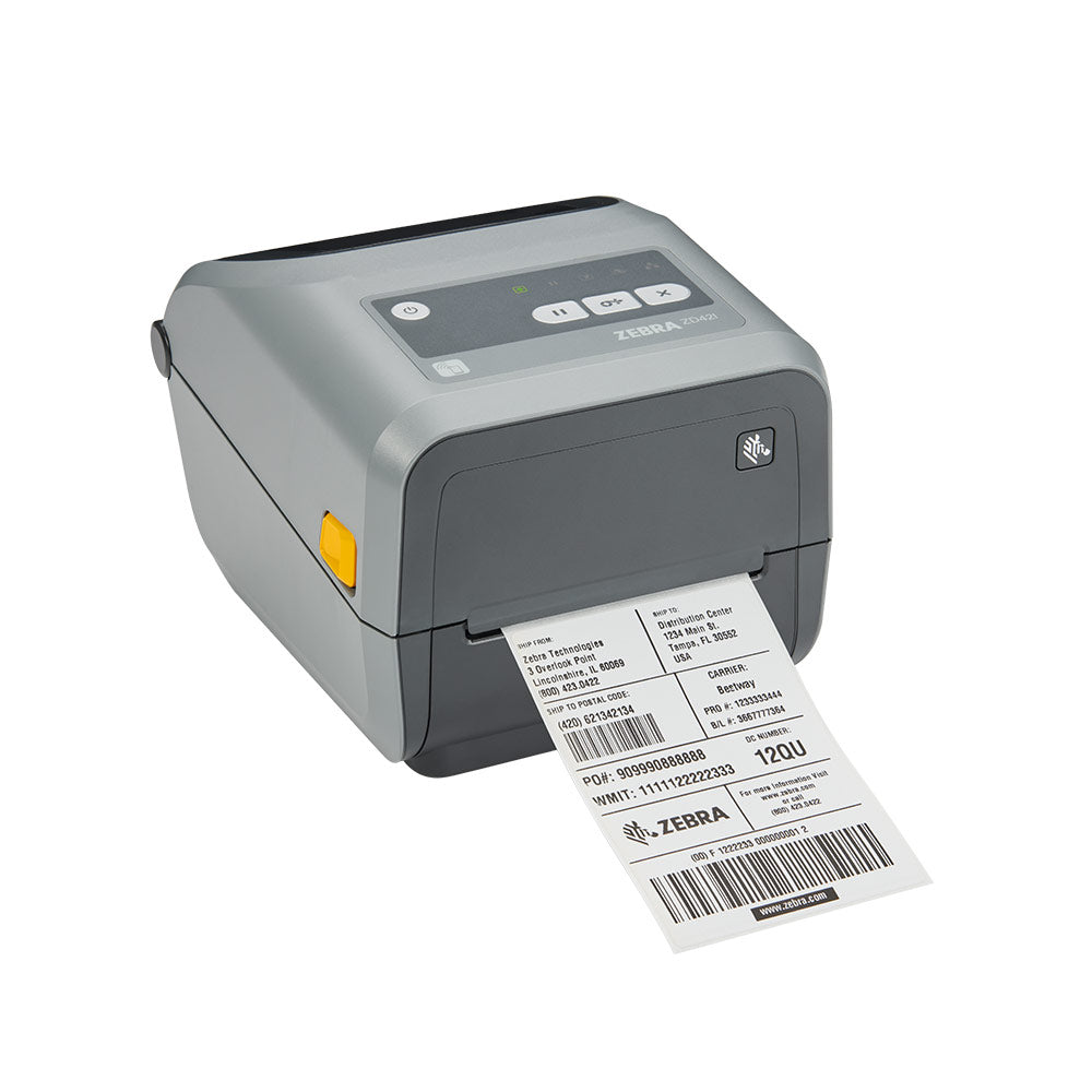 ZEBRA Direct Thermal Printer ZD411; 300 dpi, USB, USB Host, Modular Connectivity Slot, BTLE5, US Cord, Swiss Font, EZPL - 2