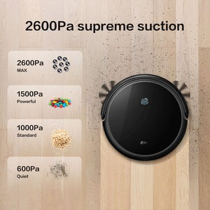 360 C50 Robot Vacuum Cleaner - 10.14 fl oz Water Tank Capacity - Smart Connect WI-FI & APP SMART NAV STRONG POWER